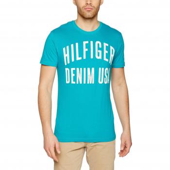 Camiseta Hilfiger Denim Thdm Basic Cn, Tirantes para Hombre, Verde