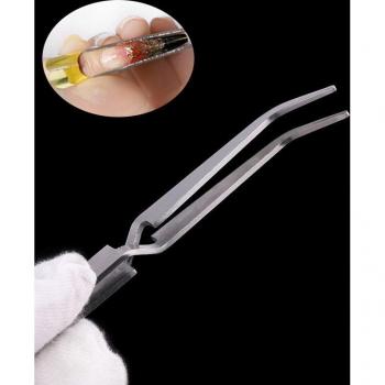 Stainless Steel Nail Clip Tweezers for Gel Shaping and Nipping 11 WH998