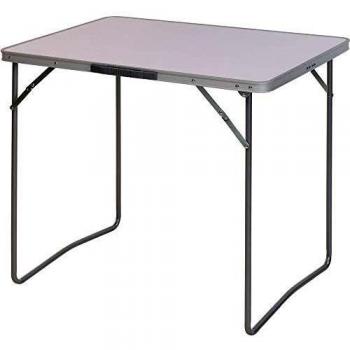 Table de camping 80x60 blanche avec design moderne