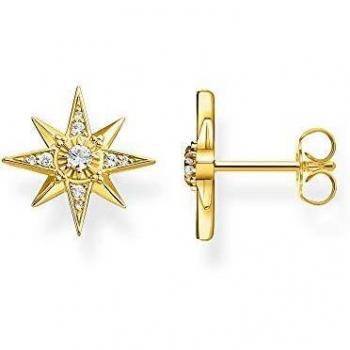 Pendientes de Estrella Bañados en Oro de 18k