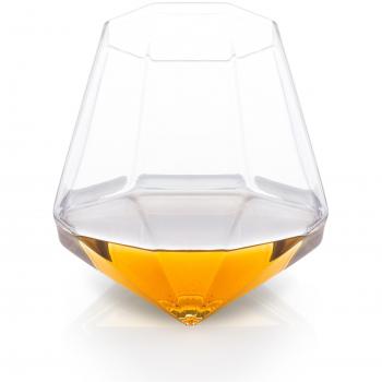 Einzelstück Diamantglas – Thumbs Up DIAGLS‑1, weiß, 13 × 11 × 11,5 cm