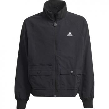 Chaqueta Adidas Street Jam Woven Cargo Infantil Negro/Blanco