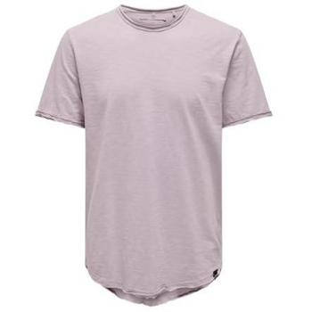 Only & Sons Longshirt mit Rundhalsausschnitt Modell 'BENNE LIFE', Größe S