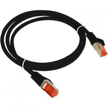 Câble Réseau Noir 1m Avizio Cat6 F/UTP