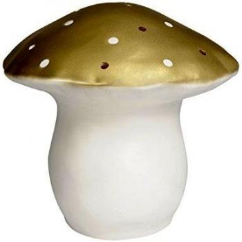 Veilleuse LED Champignon Grand Or H30cm