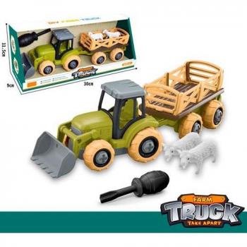 Set de Construcción Granja de Ovejas con Tractor +3 Años