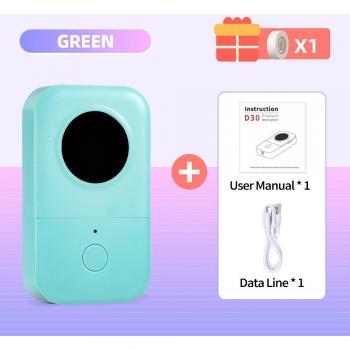 Impresora de Etiquetas Phomemo D30, Conexión Inalámbrica, Aplicación Gratuita para iOS y Android, 203dpi