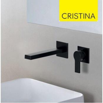 Mitigeur Noir Mat pour Lavabo Mural
