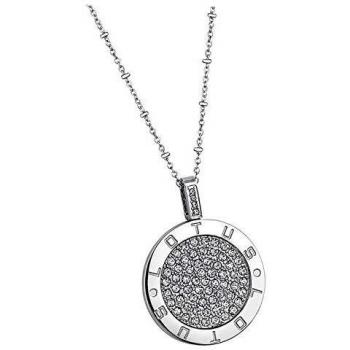 Collier Lotus Style en acier avec pendentif strass LS1751-1/1