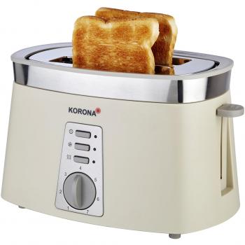 KORONA 2-Scheiben-Toaster mit Brötchenaufsatz