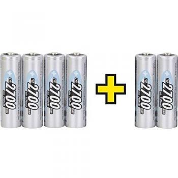 Ansmann 4+2 HR06 Mignon (AA)-Akku NiMH 2700 mAh 1.2 V 6 St