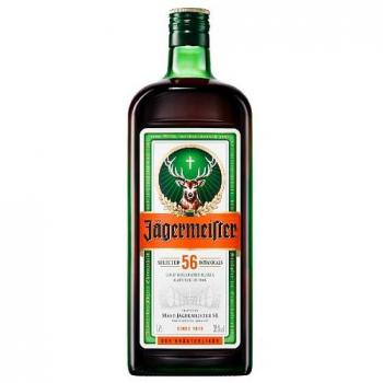 Jägermeister 1,75l 35% s dvěma sklenicemi
