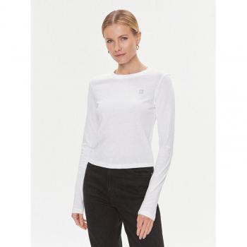 Blusa Calvin Klein Donna in Cotone Girocollo