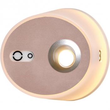 Magenta Copper Carpyen Zoom LED Spot with USB Port