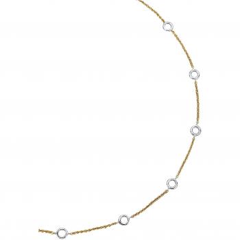 Halskette „Goldlicht“ – Diemer Gold, Gelb & Weiß