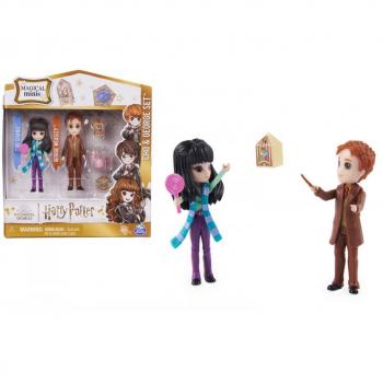 Spin Master Wizarding World | Set Amicizia con personaggi Ron Weasley e Calì Patil Bambole da 7.5cm 2 accessori Giocattoli per