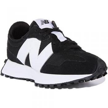 Baskets New Balance 327 Suède/Mesh Noir et Blanc 37.5 Unisexe