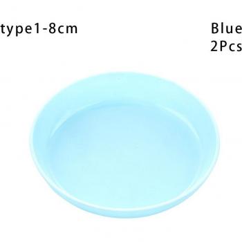 2-Pack Sturdy Plastic Saucer Trays