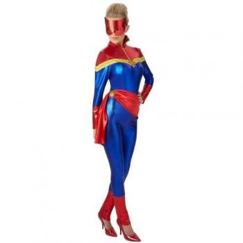 Captain Marvel Xtreme Power Suit for Women – XS Blue-Red Edition
