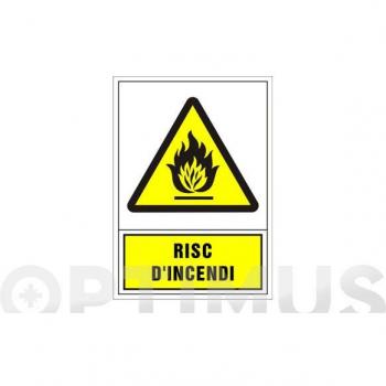 Signal Catalan de sécurité 490 × 345 mm – Incendie