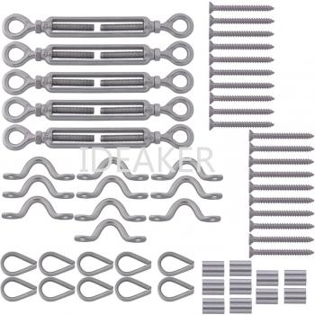 5 Group Heavy Duty Stainless Steel Cable Railing Kit