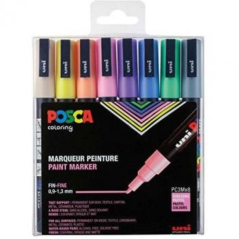 Uni-ball Posca 8-Pack Pastel Markers