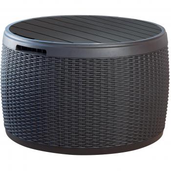 Cassone da giardino Keter Marrone Rattan Effetto Legno