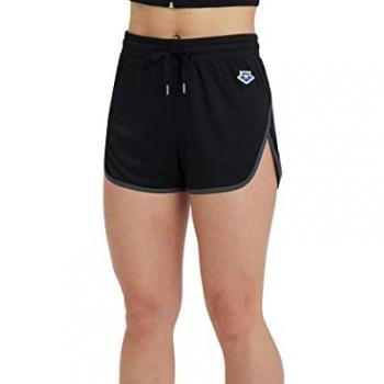 Damen‑Shorts Arena Icons Taped – Schwarz, S