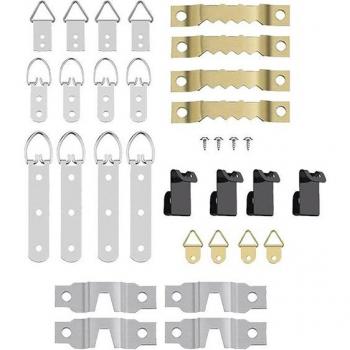 68 Pcs Wall Mount Picture Frame Hanging Hooks