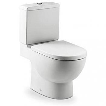 Inodoro de tanque bajo Roca Meridian con salida dual