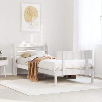 Cadre de lit Prolenta Premium 90x200 cm, bois de pin massif, sans matelas