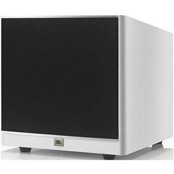 JBL Arena SUB 100P 250 mm, 100 W Unterbass mit Class‑D Verstärker – Weiß