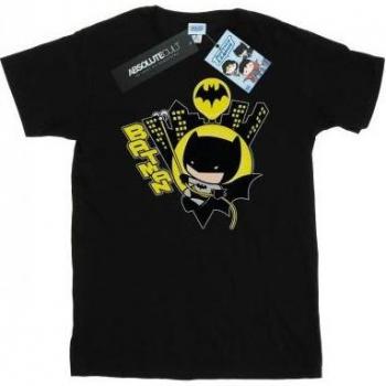 T-shirt Chibi Batman Swinging per Uomo DC Comics