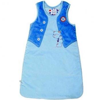 Noukies, Sacco nanna in velluto morbido, 70 cm, Blu