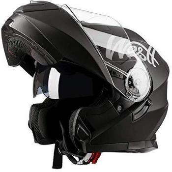 Westt Klapphelm Motorradhelm, Integralhelm mit Doppelvisier, ECE-R 22.06
