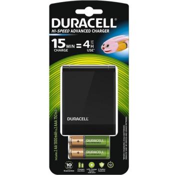 Duracell CEF27 Hi-Speed Battery Charger with 2 AA and 2 AAA Rechargeables
