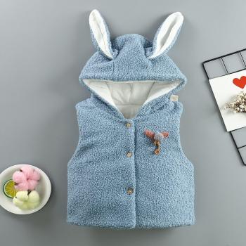 Baby Girls Autumn Winter Cartoon Bunny Vest