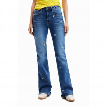 Jeans svasati da donna Desigual Daisies