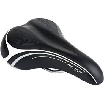 Selle confort anatomique ASD-Soft Touch pour vélo unisexe noire