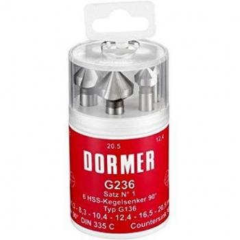 Ensemble de 6 outils de contre-alésage Dormer