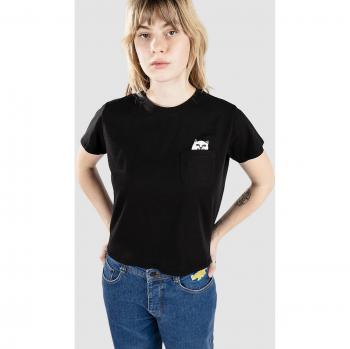 Camiseta Negra con Bolsillo y Lord Nermal de RIPNDIP