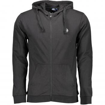 Sergio Tacchini Black Zip-up Hooded Sweatshirt
