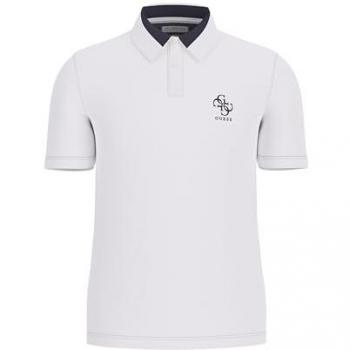 Guarda Polo Guess en Blanco con Detalle Azul
