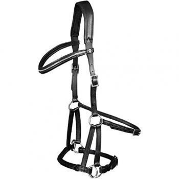 X-Line Supersoft Nuova Black Bitless Bridle