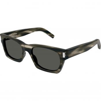 SAINT LAURENT Unisex Elegant Havana Grey Sunglasses