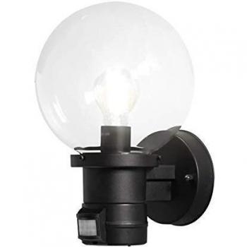 Konstsmide Lampada a Muro per Esterni con Sensore di Movimento PIR, Marrone