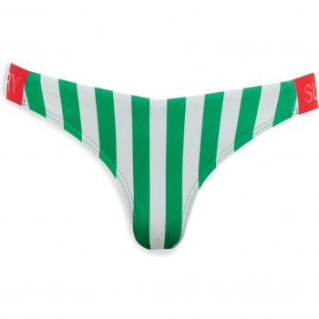 Braguita de bikini a rayas de diseño atrevido Superdry
