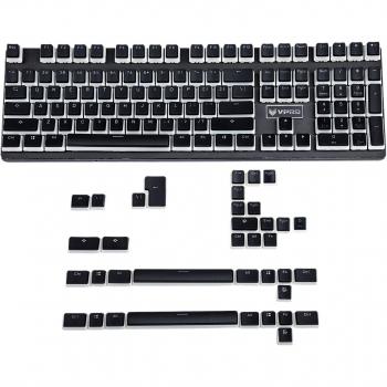 YMDK PBT Doubleshot ANSI ISO Pudding Keycaps for Mechanical Keyboards
