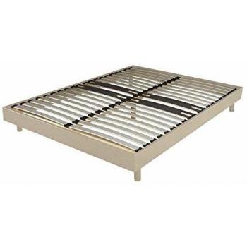 Sommier à Lattes Décor Chêne Clair 140×190 cm – Ebac