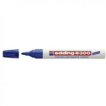 Edding 8300 industry permanent marker 4-8300003 Permanentmarker Blau wasserfest: Ja